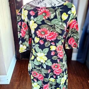 Lularoe Body Con Floral Dress